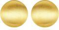 wholesale 925 Sterling Silver Plated Gold Metal Lightweight Round Stud Earrings for Women Gifts Jewelry-0-0