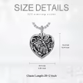 TOUPOP Sterling Silver & Stone Dragonfly Urn Necklace For Ashes Memorial Jewelry-0-5
