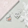 wholesale 925 Sterling Silver Heart Animal Earrings - Goat Design for Women Girls s-0-1