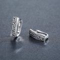 wholesale 925 Sterling Silver Celtic Knot Huggie Hoops with Lever Backs - Mens & Womens  Set-0-2