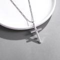 wholesale 925 Sterling Silver Cross Pendant Necklace With Chain-0-1
