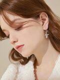 wholesale 925 Sterling Silver with Abalone Shell Inlay Hummingbird Drop Earrings for Women-0-10