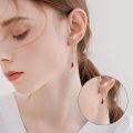 wholesale 925 Sterling Silver Red Fish Drop Threader Earrings for Women and Girls-0-1