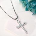 wholesale 925 Sterling Silver Cross Necklace With Intricate Design-0-2