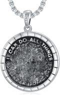 wholesale 925 Sterling Silver Basketball Pendant Necklace Never Give Up Motivational s for Women Men-0-1