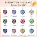 wholesale TOUPOP Birthstone Necklace Tree Of Life Pendant -0-6