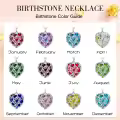 TOUPOP Sterling Silver Birthstone Tree Of Life Necklace Pendant-0-6