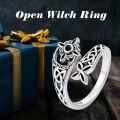 wholesale Witches Knot Ring 925 Sterling Silver Celtic Knot Ring Nudo De Bruja Plata 925 Original Witches Knot Jewelry Christmas Gifts For Women -0-4