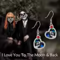 TOUPOP Sterling Silver Nightmare Earrings Jack Sally Skull Jewelry-0-1