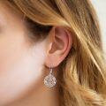 wholesale 925 Sterling Silver Om Chakra Dangle Earrings-0-4