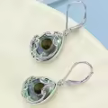 TOUPOP Sterling Silver Celtic Filigree Teardrop Leverback Earrings-0-3