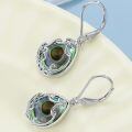TOUPOP Sterling Silver Celtic Filigree Teardrop Leverback Earrings-0-3