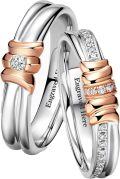 wholesale TOUPOP Personalized Engraved Moissanite Wedding Ring Set For Him And Her Sterling Silver/10k/14k/18k Anniversary Valentine's Day Gifts -0-0
