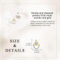 wholesale 925 Sterling Silver Butterfly CZ Stud Earrings for Women -0-3