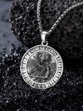 wholesale 925 Sterling Silver Norse God Tyr Pendant Necklace  Viking Jewelry for Men-0-4