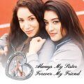 wholesale 925 Sterling Silver Necklace Sister Best Friend Gift-0-1