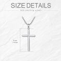 wholesale 925 Sterling Silver Celtic Crucifix Cross Pendant Necklace for Men & Women-0-1