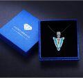 wholesale 925 Sterling Silver Turquoise Arrowhead Pendant Necklaces for Men & Women-0-4