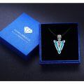 wholesale 925 Sterling Silver Viking Dagger Pendant With Turquoise Inlay-0-4