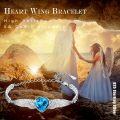 wholesale 925 Sterling Silver Birthstone Angel Wings Heart Bracelet for Women Mother s Day Gift-0-5
