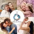 TOUPOP Sterling Silver Crystal Heart I Love You Mom Necklace For Women-0-1