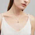 wholesale 14K Gold Penguin Heart Necklace with Diamond Accents - Mothers Day Gifts-0-4