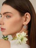 wholesale 925 Sterling Silver Green Enamel Four-Leaf Clover Drop Earrings Irish Claddagh  for Women Girls-0-1