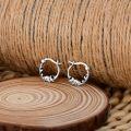 wholesale 925 Sterling Silver Cat Stud Hoop Earrings - Cute Kitty Jewelry for Women and Girls-0-2