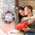 wholesale 925 Sterling Silver Rainbow Circle Pendant Necklace Wholesale With Horse And Girl-0-2