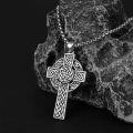 wholesale 925 Sterling Silver &  Celtic Knot Cross Pendant Necklaces for Men and Women-0-2