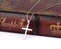 wholesale 925 Sterling Silver Cross Pendant Necklace-0-4