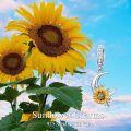 wholesale 925 Sterling Silver Sunflower and Crescent Moon Dangle Charm Pendant for Bracelet Necklace Jewelry -0-4