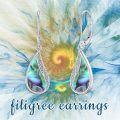 wholesale 925 Sterling Silver Teardrop Abalone Shell Drop Dangle Leverback Earrings-0-1