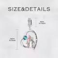 wholesale 925 Sterling Silver Family Love Charm Bracelet Wholesale for Daughter Mother Lover - Birthday Valentine's Day Gifts-0-122