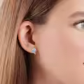 wholesale 925 Sterling Silver Blue Fire Opal Dolphin Stud Earrings Wholesale for Women - Hypoallergenic  Ideas-0-4