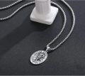 wholesale 925 Sterling Silver St Sebastian Athletes' Protection Medal Necklace Pendant-0-1