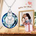 wholesale Gift For Mom/sister 925 Sterling Silver Sister/mom Necklace Jewelry Birthday Christmas Gifts For Women -0-1
