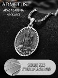 wholesale 925 Sterling Silver Zodiac Bodhisattva Amulet Pendant Necklace  Buddha Talisman Protection Jewelry for Men with 24+2 mm Box Chain-0-3