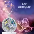 TOUPOP Sterling Silver Peridot Abalone Zodiac Constellation Pendant Necklace-0-1