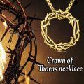 TOUPOP 925 Sterling Silver Crown Of Thorns Cross Necklace Pendant Religious Jewelry-0-5