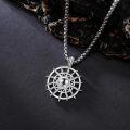 wholesale  Compass Pendant with Black Stone Men's & Women's s for Him Her-0-4