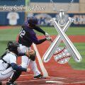 wholesale 925 Sterling Silver Baseball Bat & Ball Sporty Charm Necklace for Women Girls-0-3
