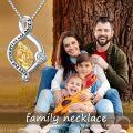 TOUPOP Sterling Silver Mother 'I Love You To The Moon And Back' Infinity Necklace-0-3