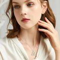 TOUPOP Sterling Silver Heart Sisters Pendant Necklace-0-1