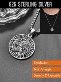 wholesale 925 Sterling Silver Pisces Zodiac Sign Necklace for Men - Fish Symbol Pendant s-0-4