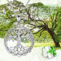 wholesale 925 Sterling Silver Tree of Life Pendant Necklace Norse s for Her Him-0-5