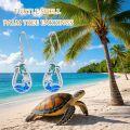 wholesale Palm Tree/sea Turtle/dolphin/flamingo Earrings 925 Sterling Silver Teardrop Ocean Earrings Blue Opal Wave Jewelry Summer Christmas Gifts For Women Her -0-2