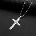 wholesale 925 Sterling Silver Cross Pendant Necklaces for Men & Women - Religious s for Baptisms and Weddings-0-5