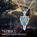 wholesale 925 Sterling Silver Valknut Shield Shape Norse Jewelry Necklaces for Men Women -0-2