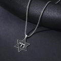 wholesale 925 Sterling Silver Star of David Lion of Judah Celtic Knot Chai Pendant Necklace-0-2
